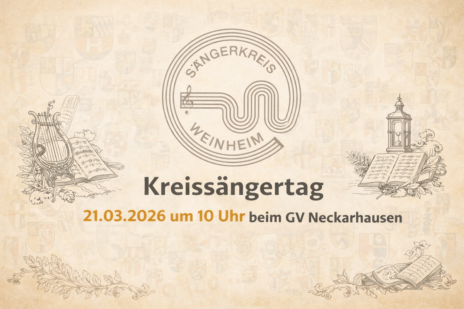 Kreissängertag um 10 Uhr beim GV Neckarhausen